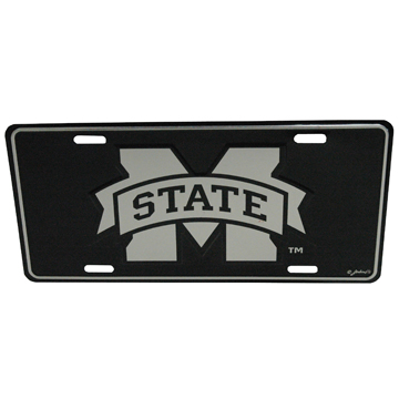MISSISSIPPI STATE UNIVERSITY METAL LICENSE PLATE BULLDOGS SIGN NEW L467 