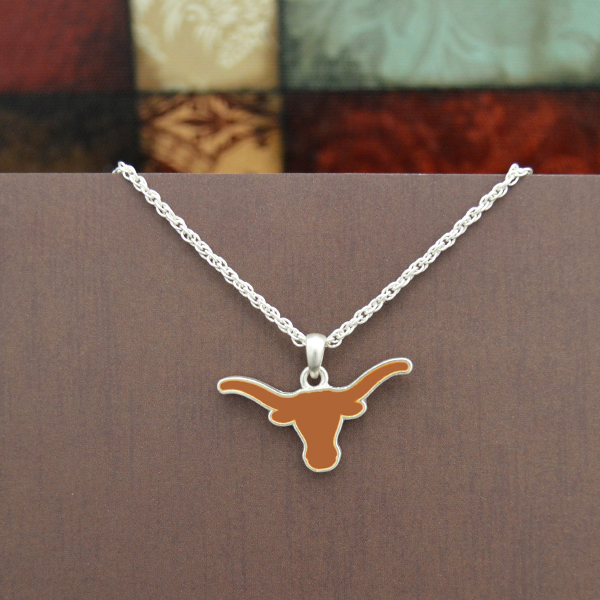 State of Texas Charm Texas State charm Texas College Texas Longhorn keychain UT Texas Longhorn charm Sieraden Crematie- en gedenksieraden Lone Star Necklace Hook Em Horns 