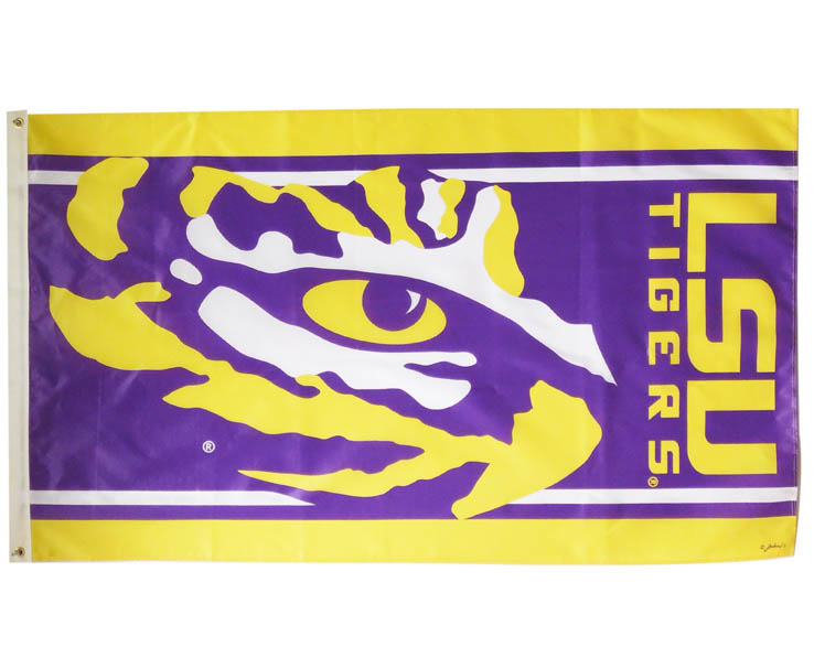 LSU TIGERS FLAG 3 X 5 STRIPE - My Gameday Store